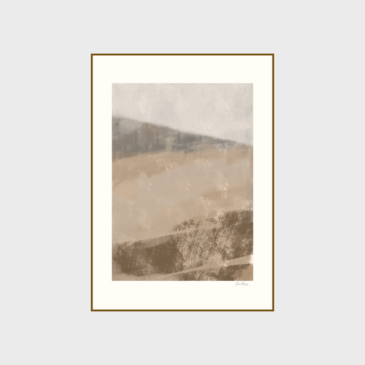 Calm Dust — Sandy Abstract Landscape