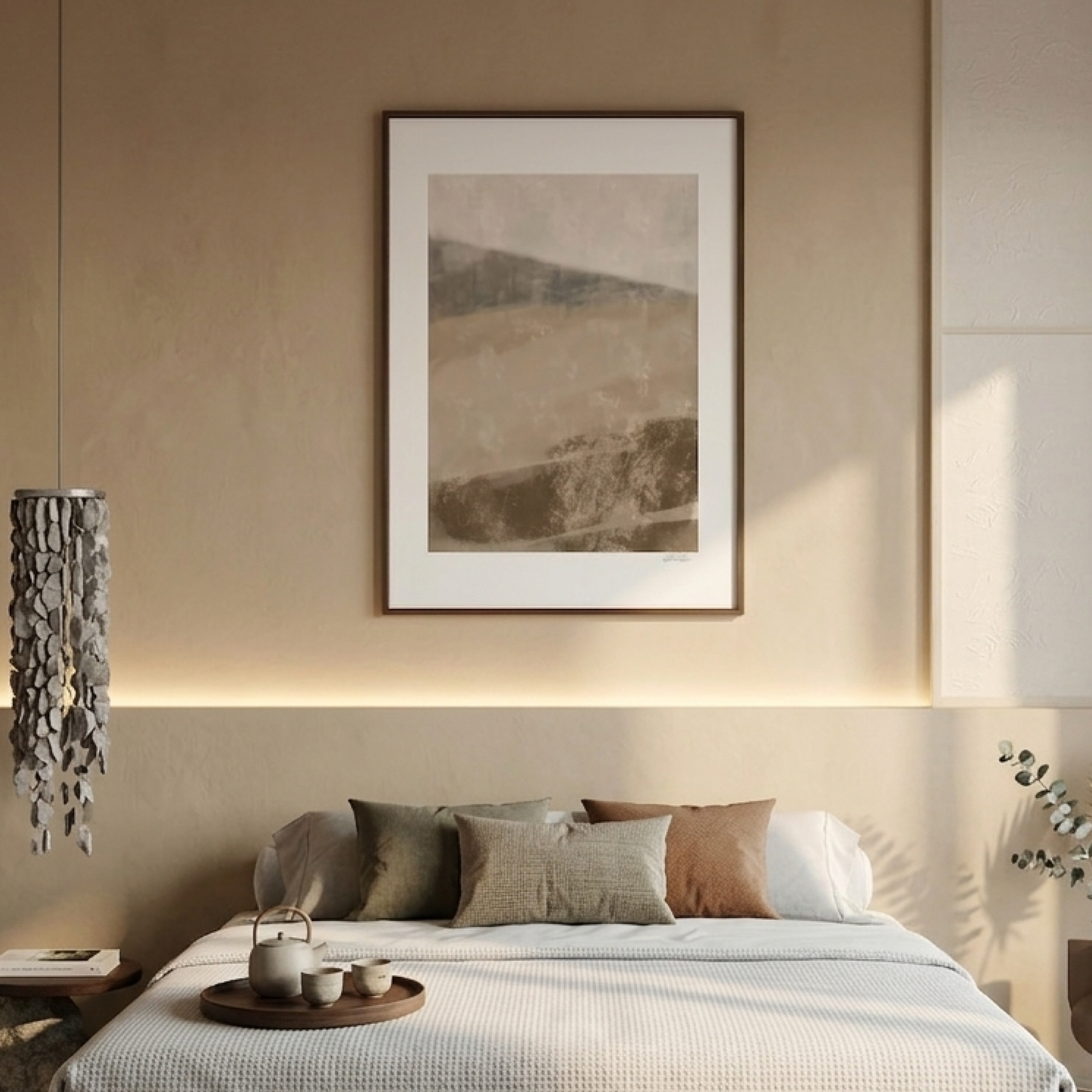 Calm Dust — Sandy Abstract Landscape