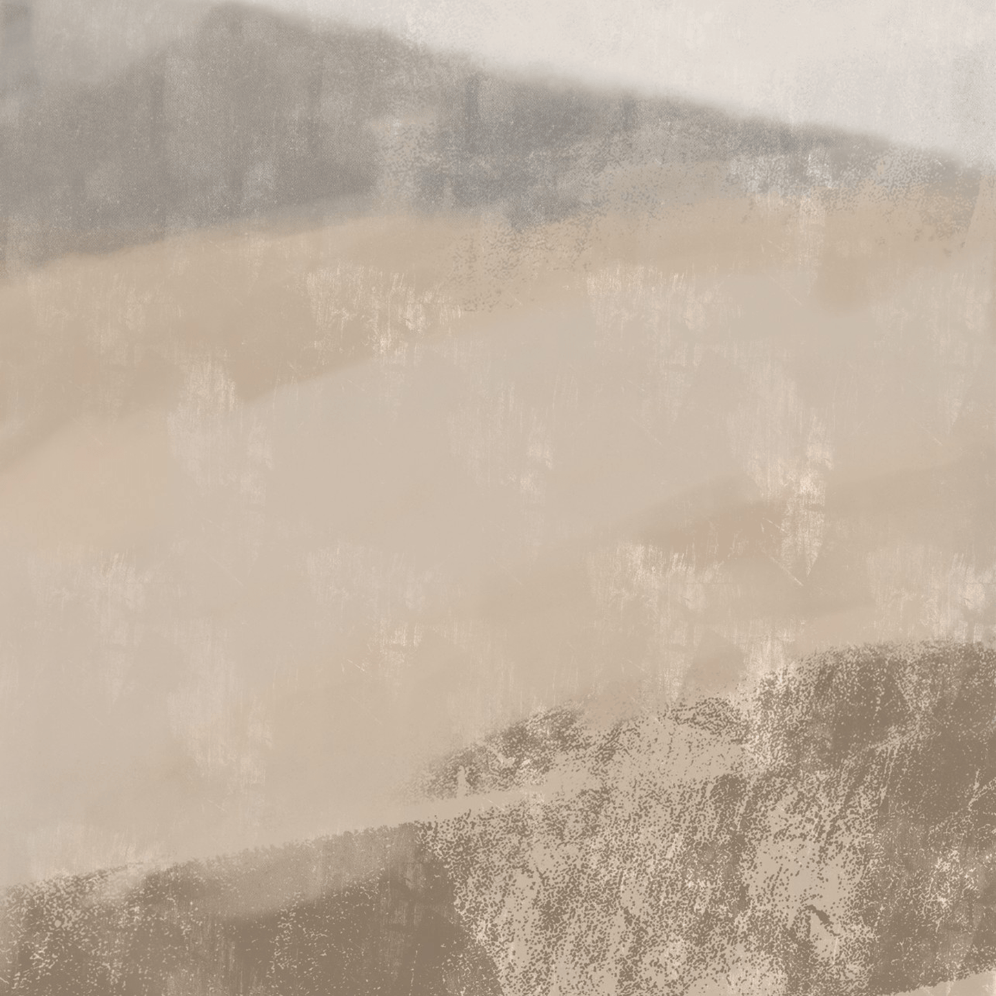 Calm Dust — Sandy Abstract Landscape