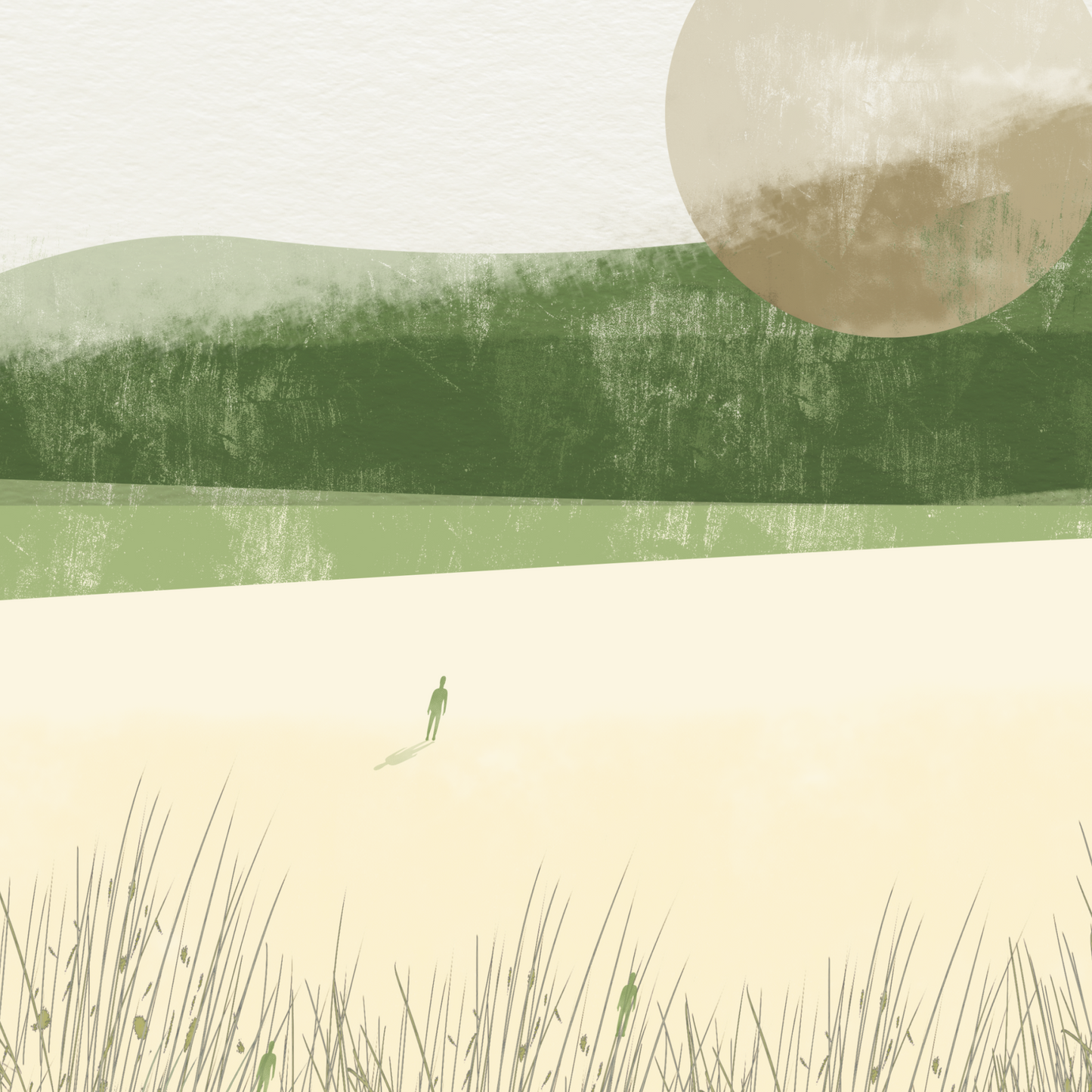 Ground Celestial — Quiet Field Art Print