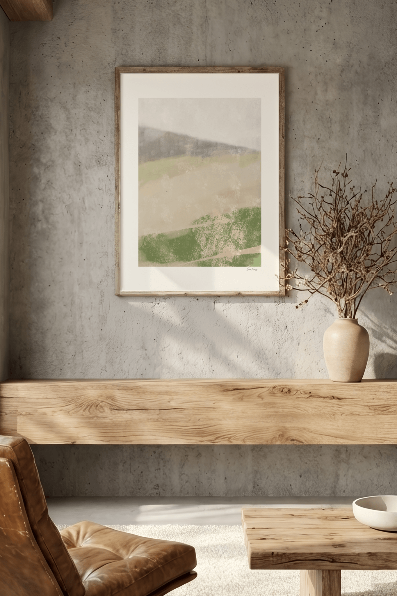 Soft Ground — Earthy Abstract Landscape